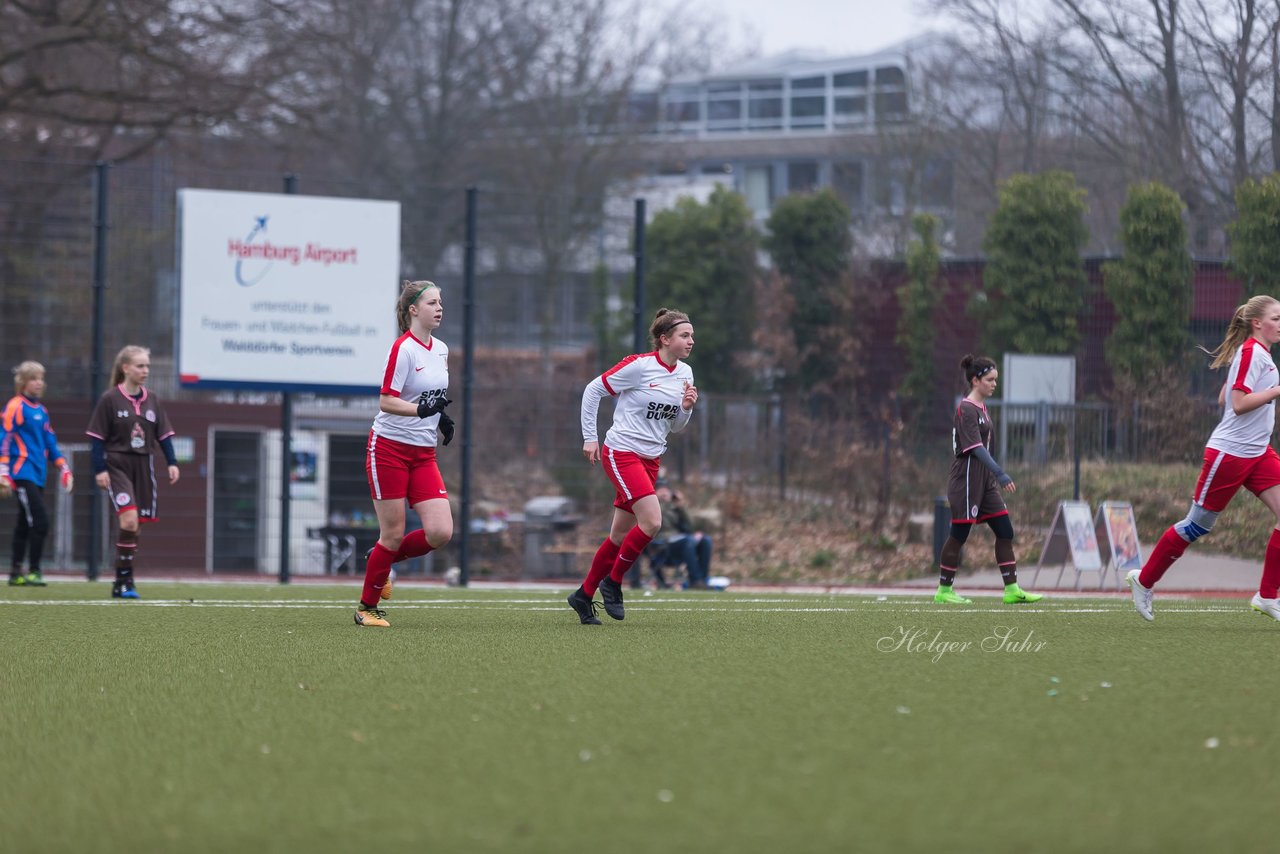 Bild 357 - B-Juniorinnen Walddoerfer - St.Pauli : Ergebnis: 4:1